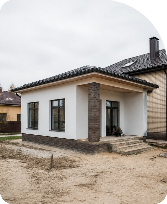 Строительство одноэтажной пристройки в Котласе от 466335 р. | РадиДОМА-Ктл